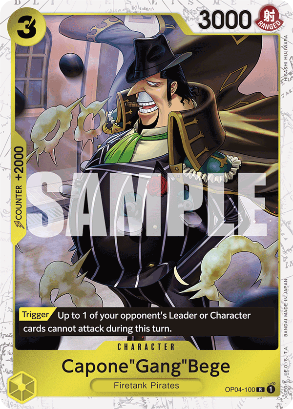 Capone"Gang"Bege (OP04-100) (Jolly Roger Foil) OP04-100_p3 One Piece TCG