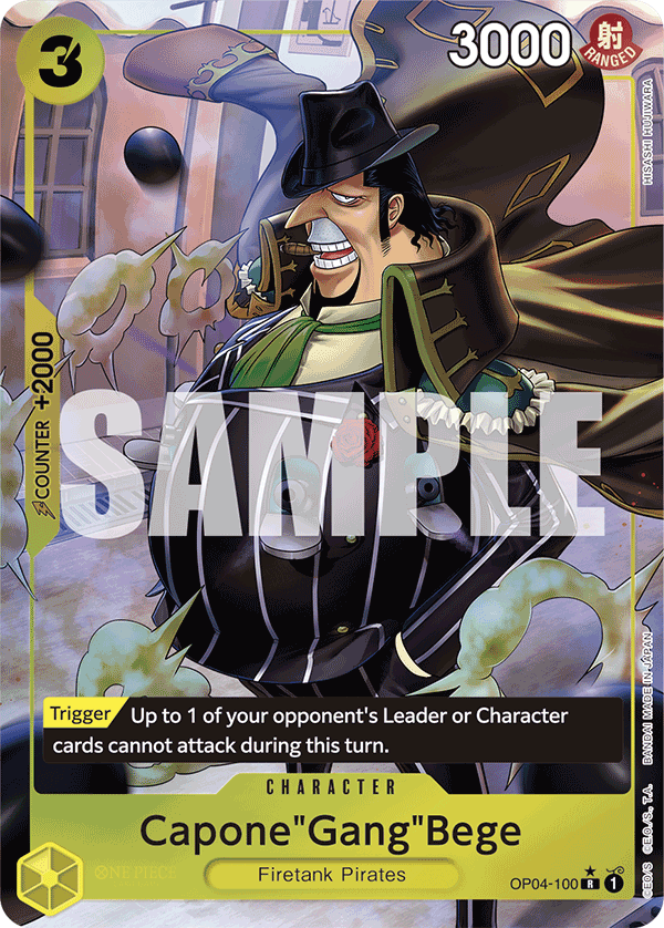 Capone"Gang"Bege (OP04-100) (Full Art) OP04-100_p4 One Piece TCG