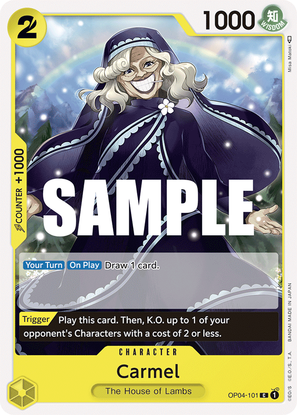 Carmel OP04-101 One Piece TCG