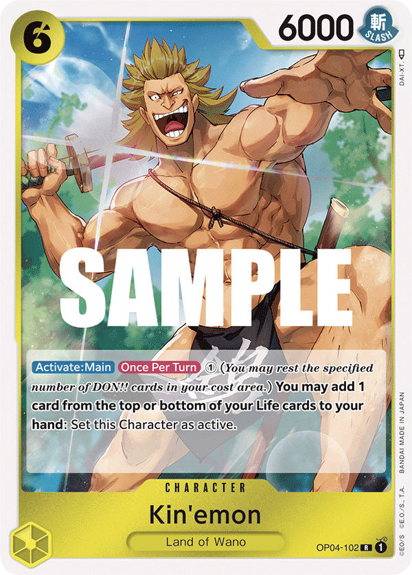 Kin'emon OP04-102 One Piece TCG