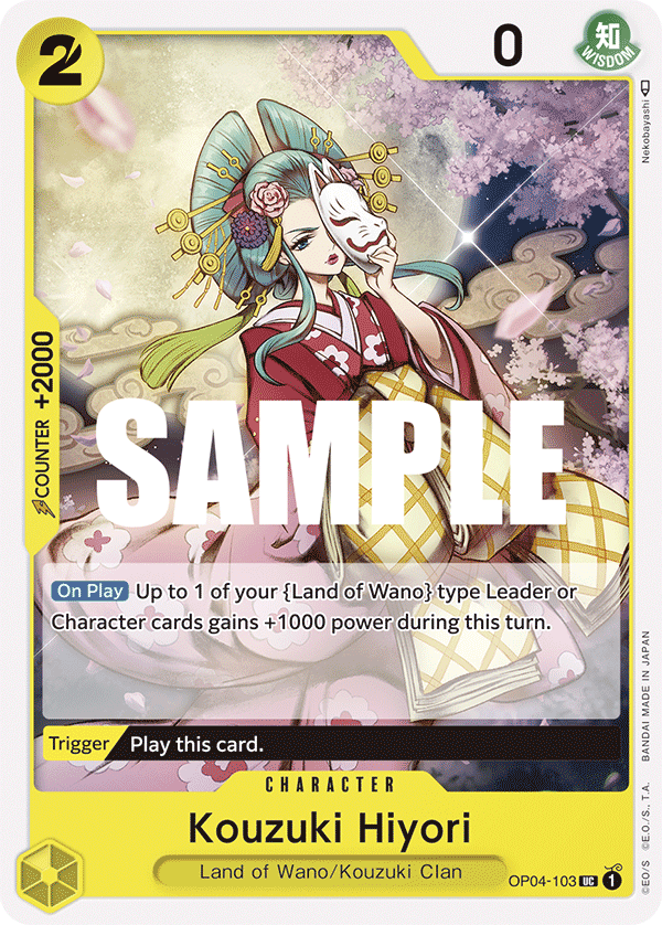 Kouzuki Hiyori OP04-103 One Piece TCG