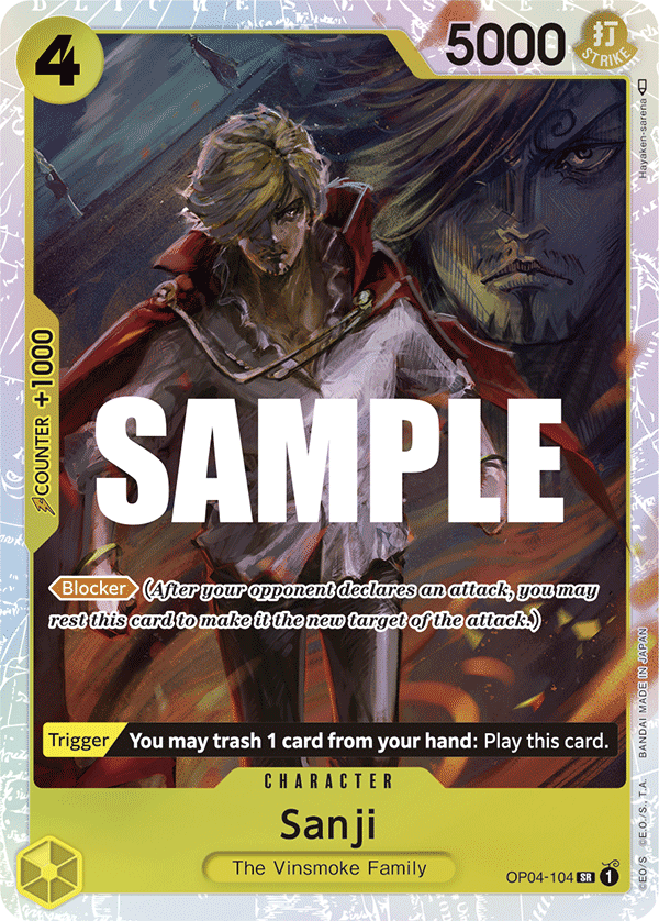 Sanji (104) OP04-104 One Piece TCG