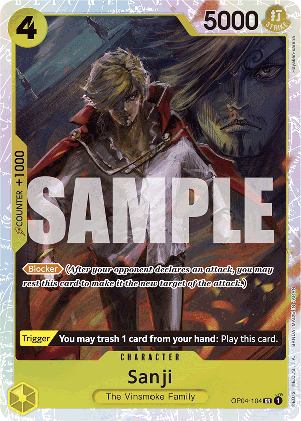 Sanji (Reprint) OP04-104_r1 One Piece TCG