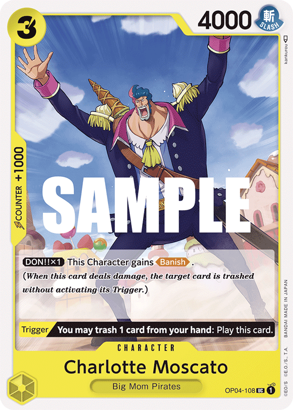 Charlotte Moscato OP04-108 One Piece TCG