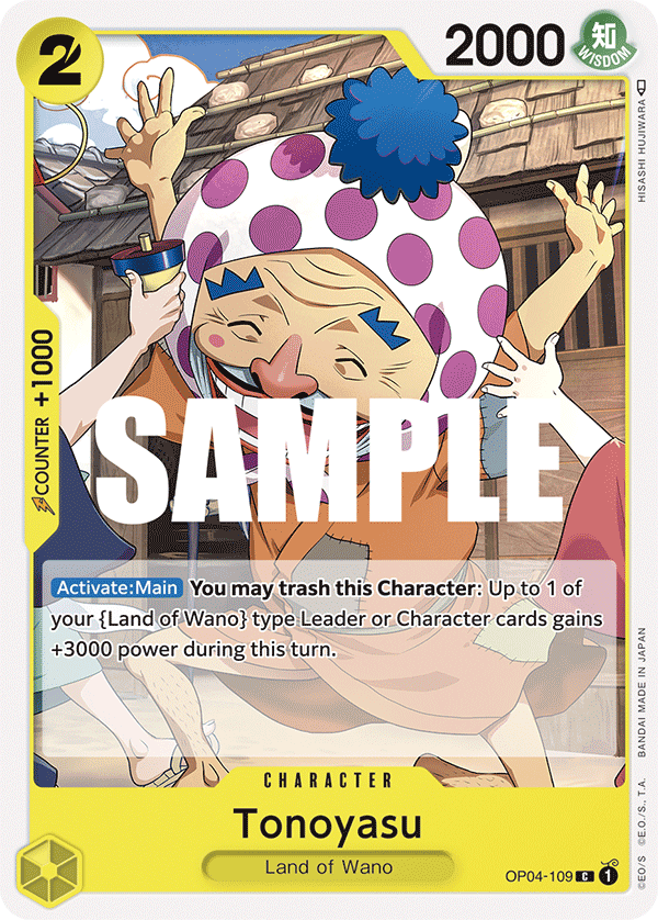 Tonoyasu OP04-109 One Piece TCG