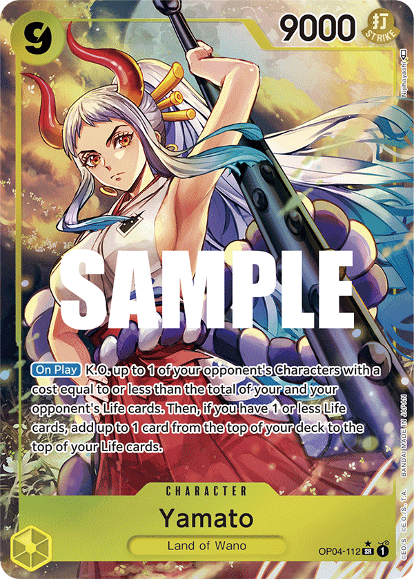 Yamato (Alternate Art) OP04-112_p1 One Piece TCG