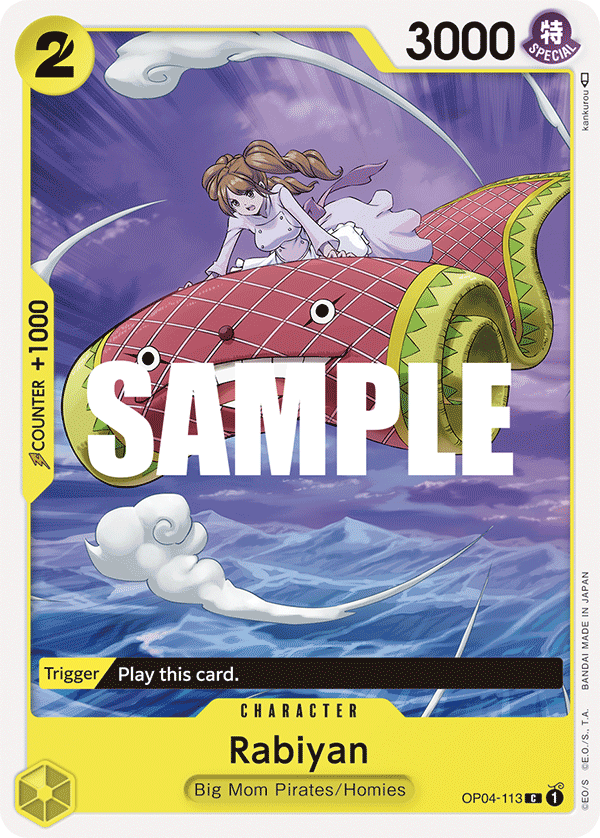 Rabiyan OP04-113 One Piece TCG