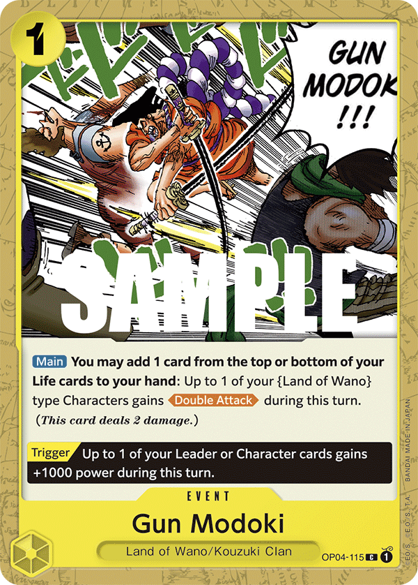 Gun Modoki OP04-115 One Piece TCG