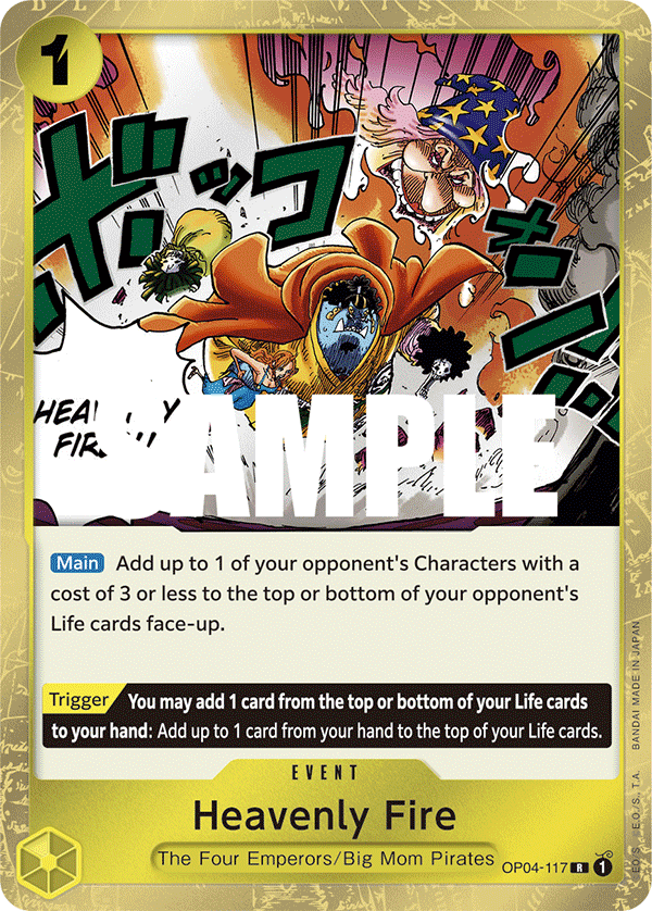 Heavenly Fire OP04-117 One Piece TCG