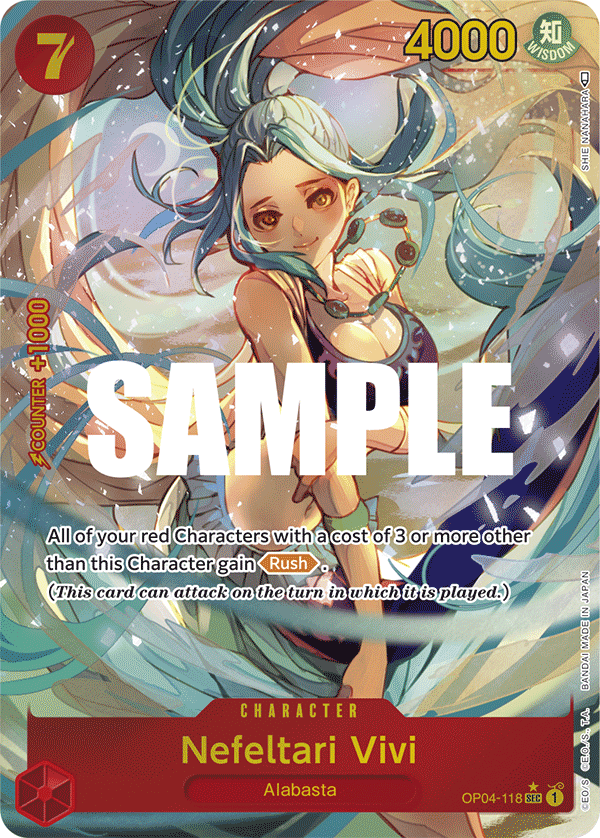 Nefeltari Vivi (118) (Alternate Art) OP04-118_p1 One Piece TCG
