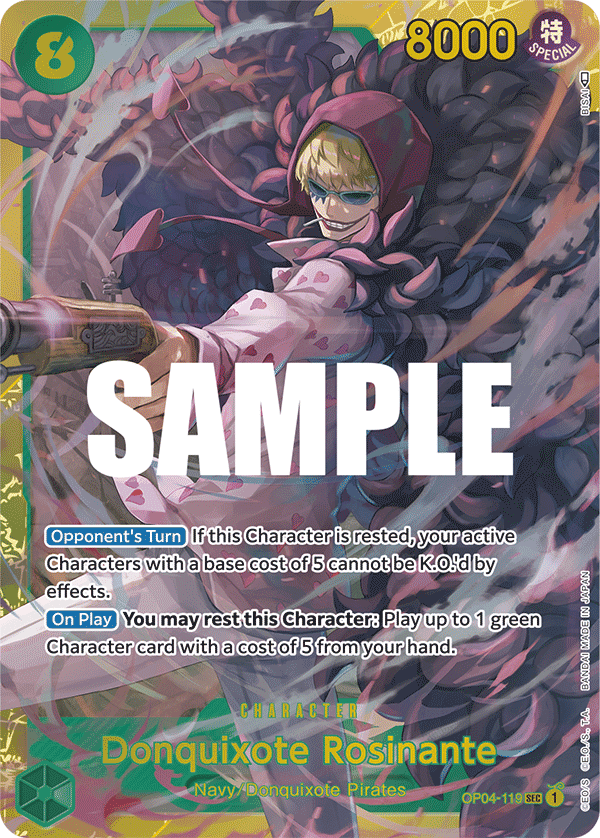 Donquixote Rosinante OP04-119 One Piece TCG