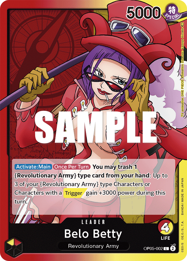Belo Betty (002) OP05-002 One Piece TCG