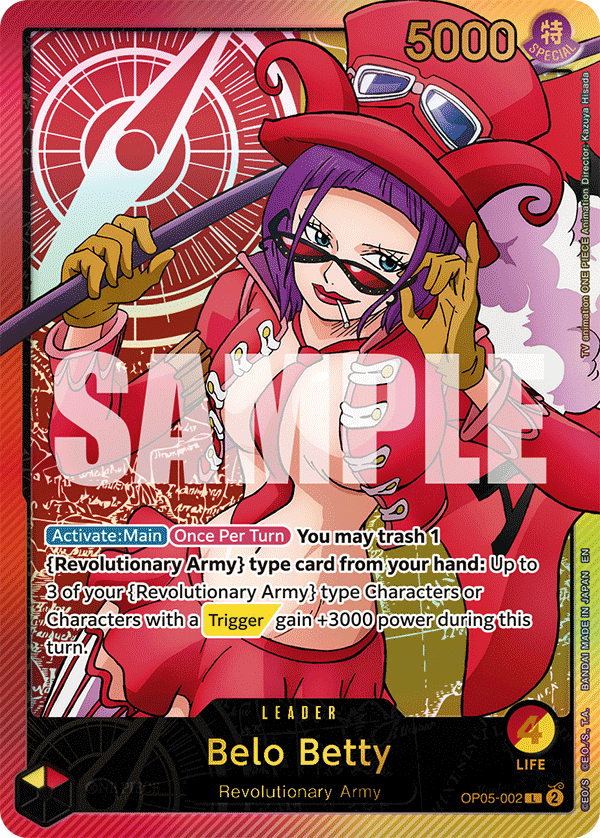 Belo Betty (SPR) OP05-002_p2 One Piece TCG