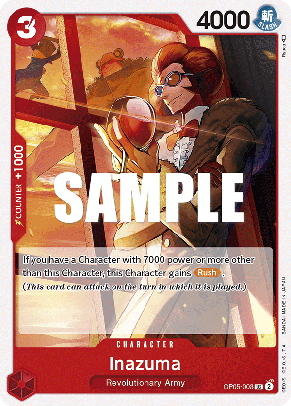 Inazuma OP05-003 One Piece TCG