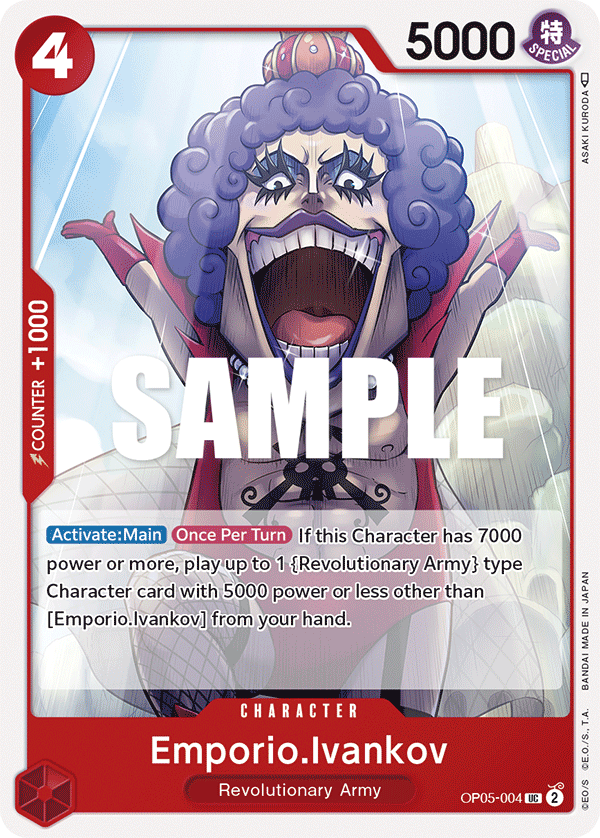 Emporio.Ivankov OP05-004 One Piece TCG
