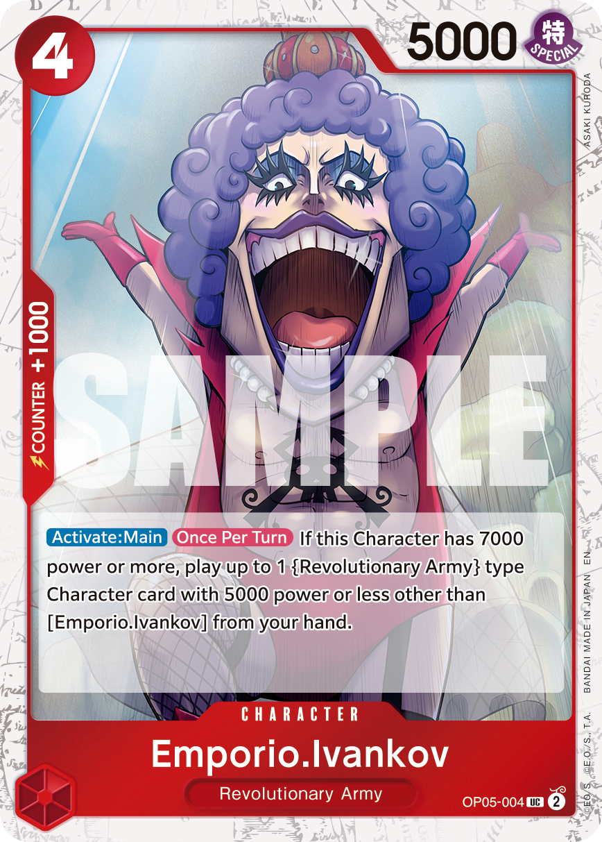 Emporio.Ivankov (Pirate Foil) OP05-004_p1 One Piece TCG