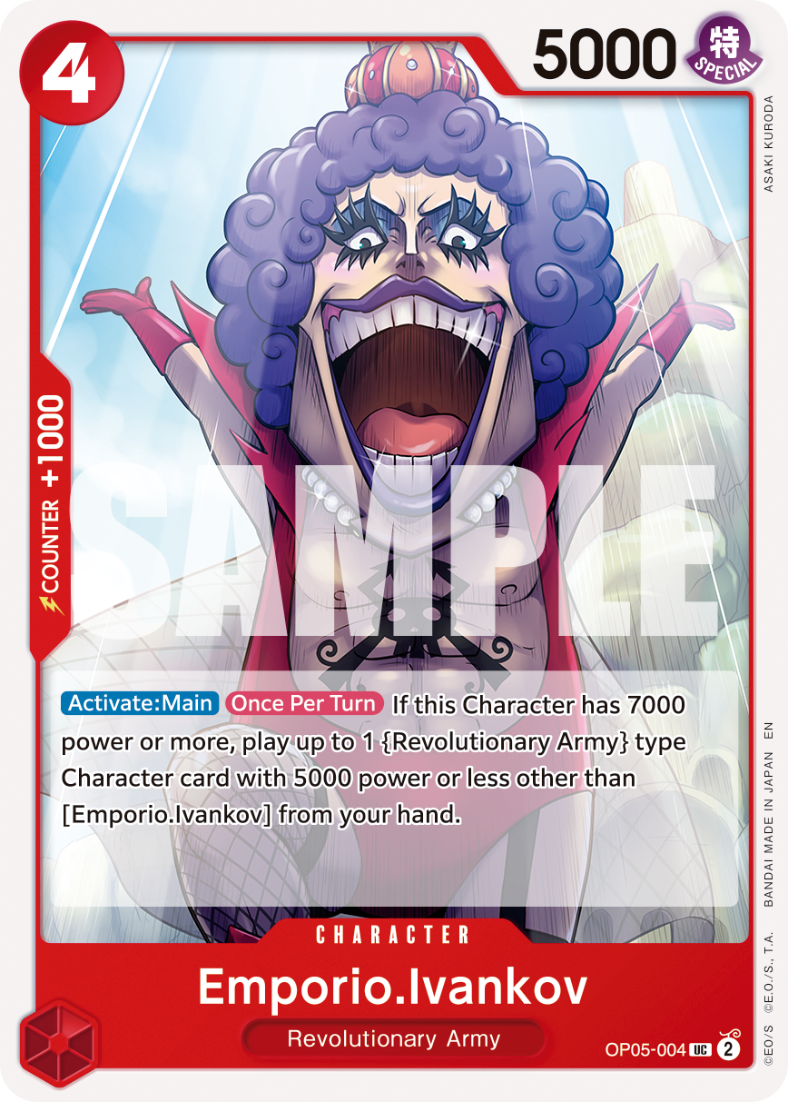 Emporio.Ivankov (Reprint) OP05-004_r1 One Piece TCG