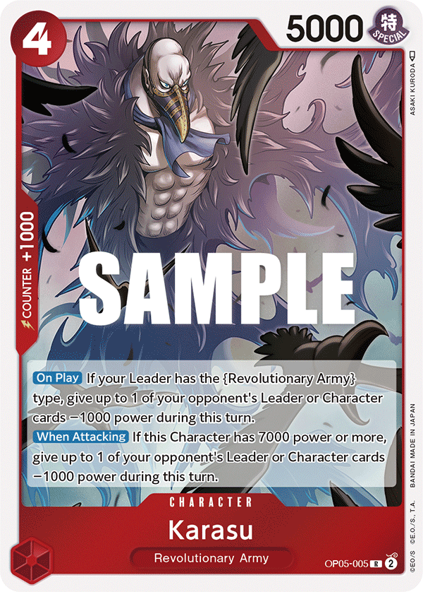 Karasu OP05-005 One Piece TCG