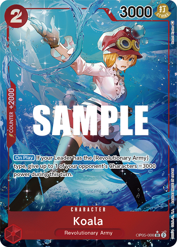 Koala (Alternate Art) OP05-006_p1 One Piece TCG