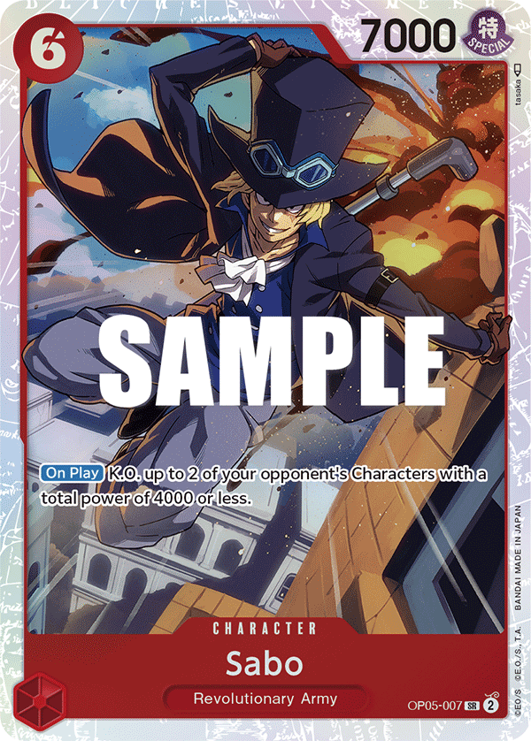 Sabo (007) OP05-007 One Piece TCG