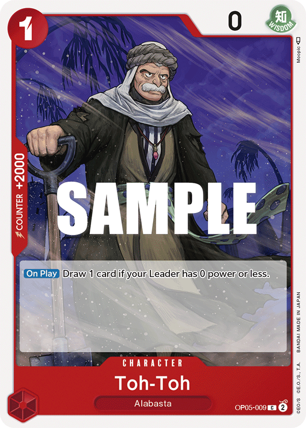 Toh-Toh OP05-009 One Piece TCG