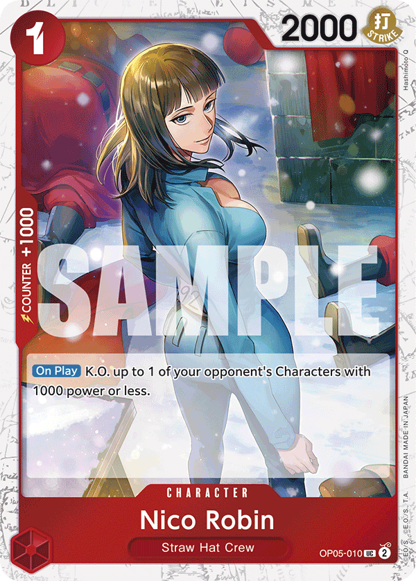 Nico Robin (Jolly Roger Foil) OP05-010_p2 One Piece TCG