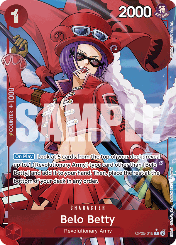 Belo Betty (Alternate Art) OP05-015_p5 One Piece TCG