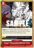 Four Thousand-Brick Fist OP05-020 One Piece TCG
