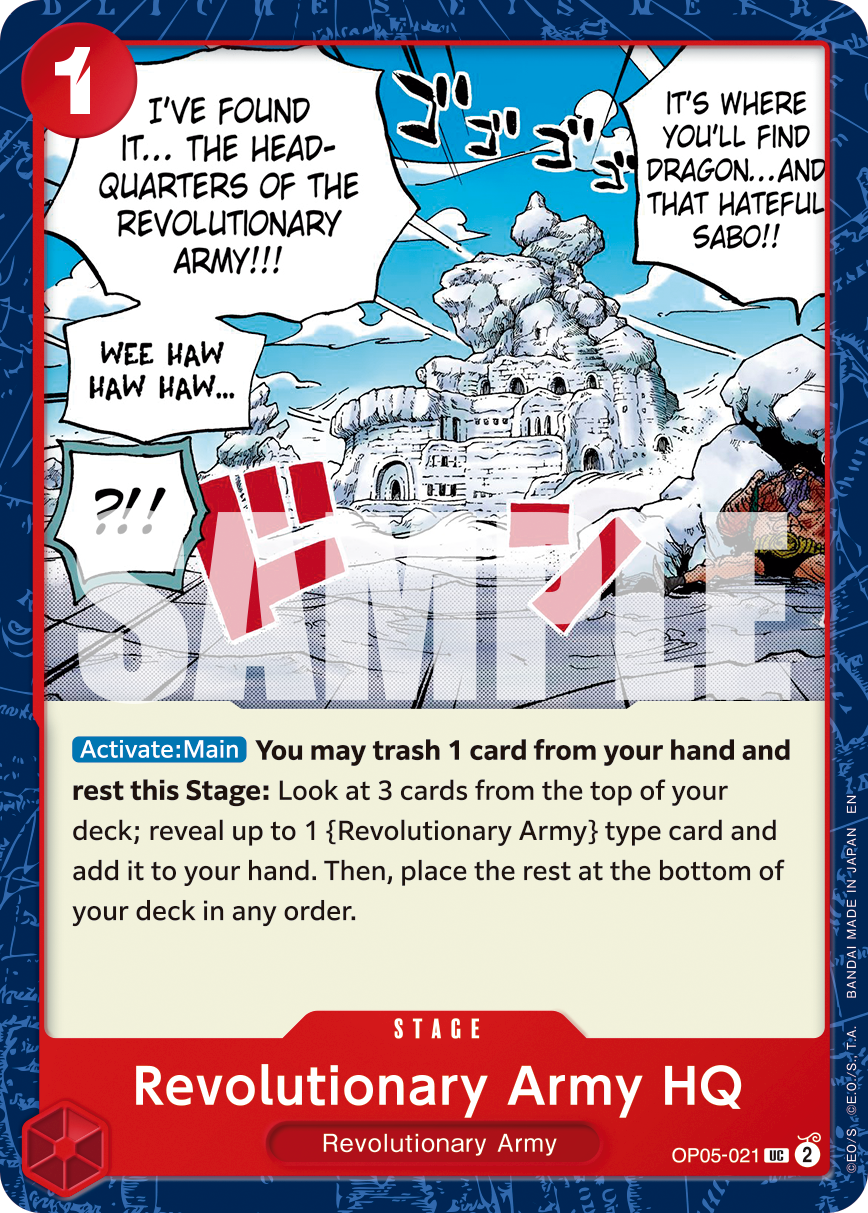 Revolutionary Army HQ (Reprint) OP05-021_r1 One Piece TCG