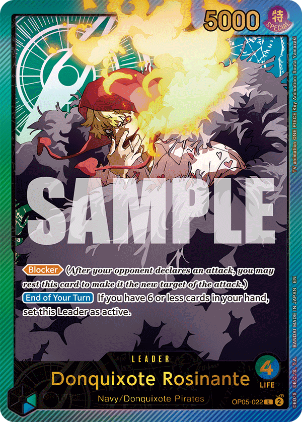 Donquixote Rosinante (SPR) OP05-022_p2 One Piece TCG