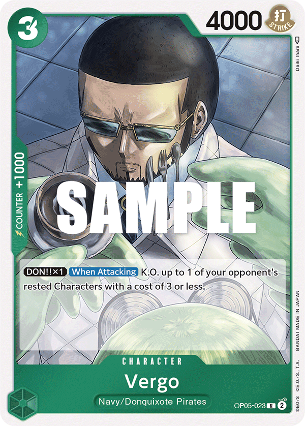 Vergo OP05-023 One Piece TCG