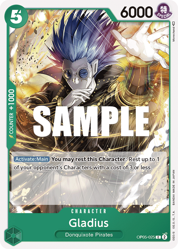 Gladius OP05-025 One Piece TCG