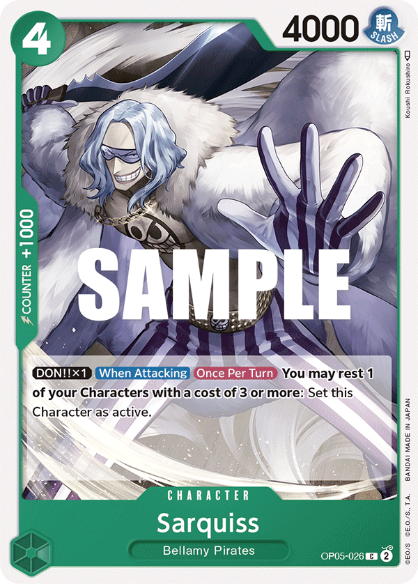 Sarquiss OP05-026 One Piece TCG