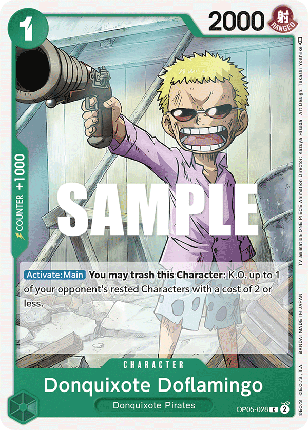 Donquixote Doflamingo (028) OP05-028 One Piece TCG