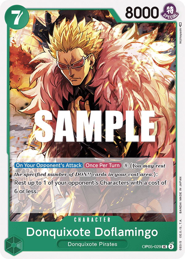 Donquixote Doflamingo (029) OP05-029 One Piece TCG