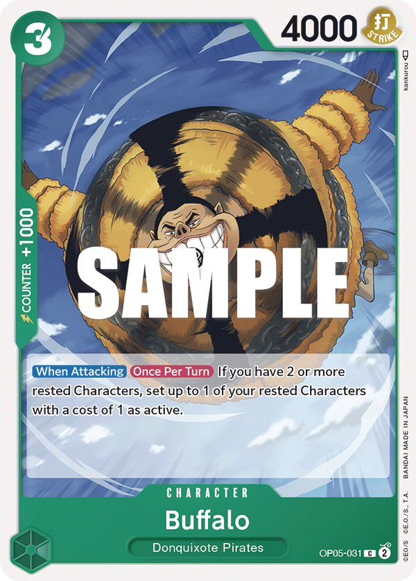 Buffalo OP05-031 One Piece TCG
