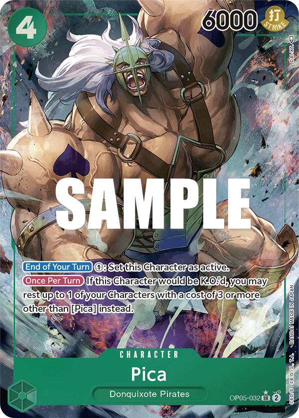 Pica (Alternate Art) OP05-032_p1 One Piece TCG