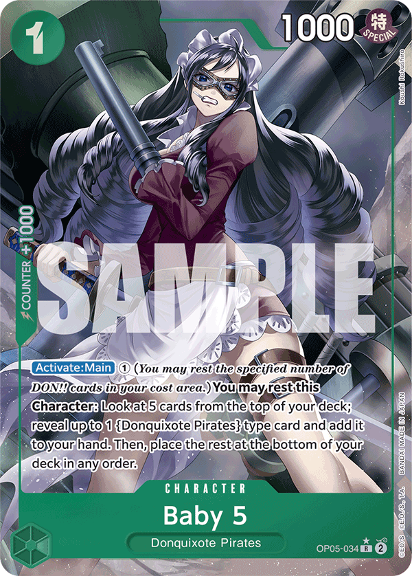 Baby 5 (OP05-034) (Full Art) OP05-034_p4 One Piece TCG