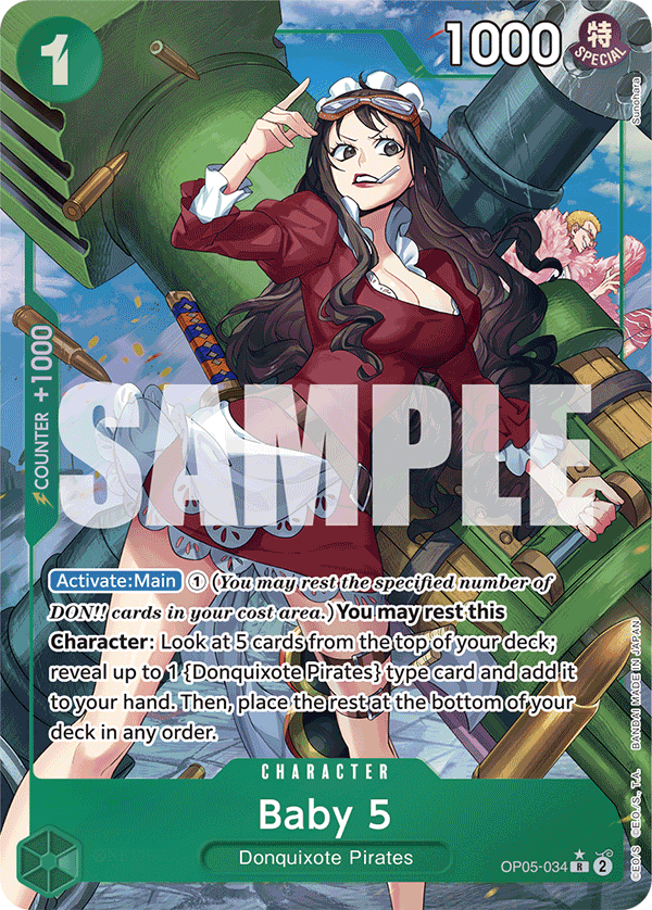 Baby 5 (OP05-034) (Alternate Art) OP05-034_p5 One Piece TCG