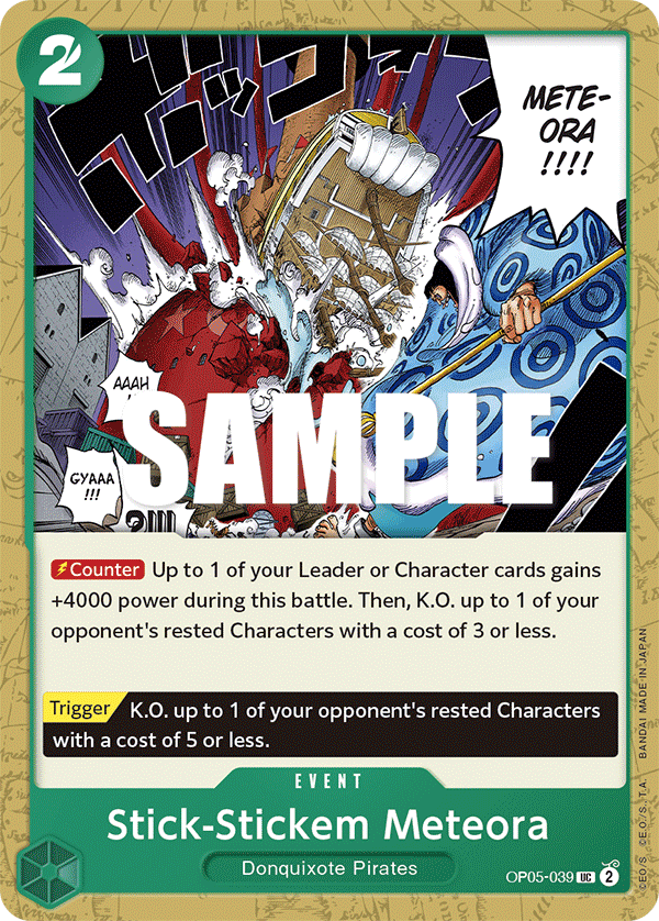 Stick-Stickem Meteora OP05-039 One Piece TCG