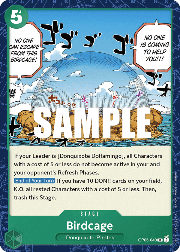 Birdcage OP05-040 One Piece TCG