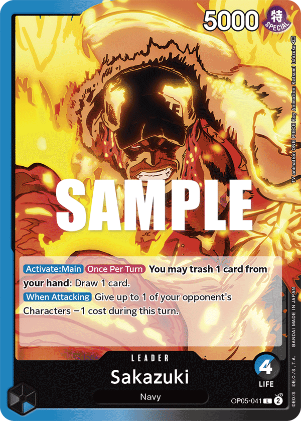 Sakazuki OP05-041 One Piece TCG