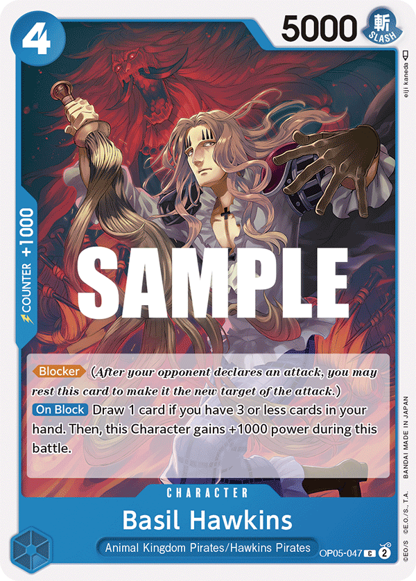 Basil Hawkins OP05-047 One Piece TCG