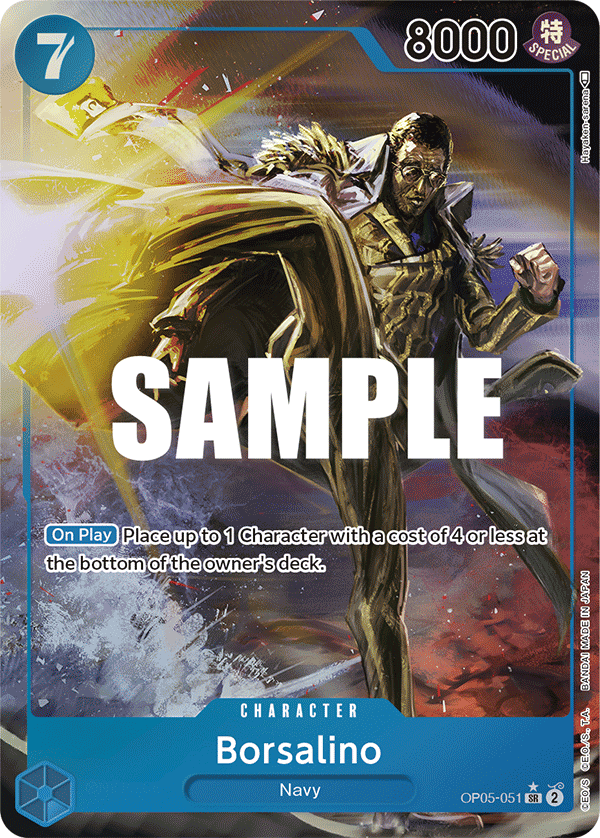 Borsalino (Alternate Art) OP05-051_p1 One Piece TCG