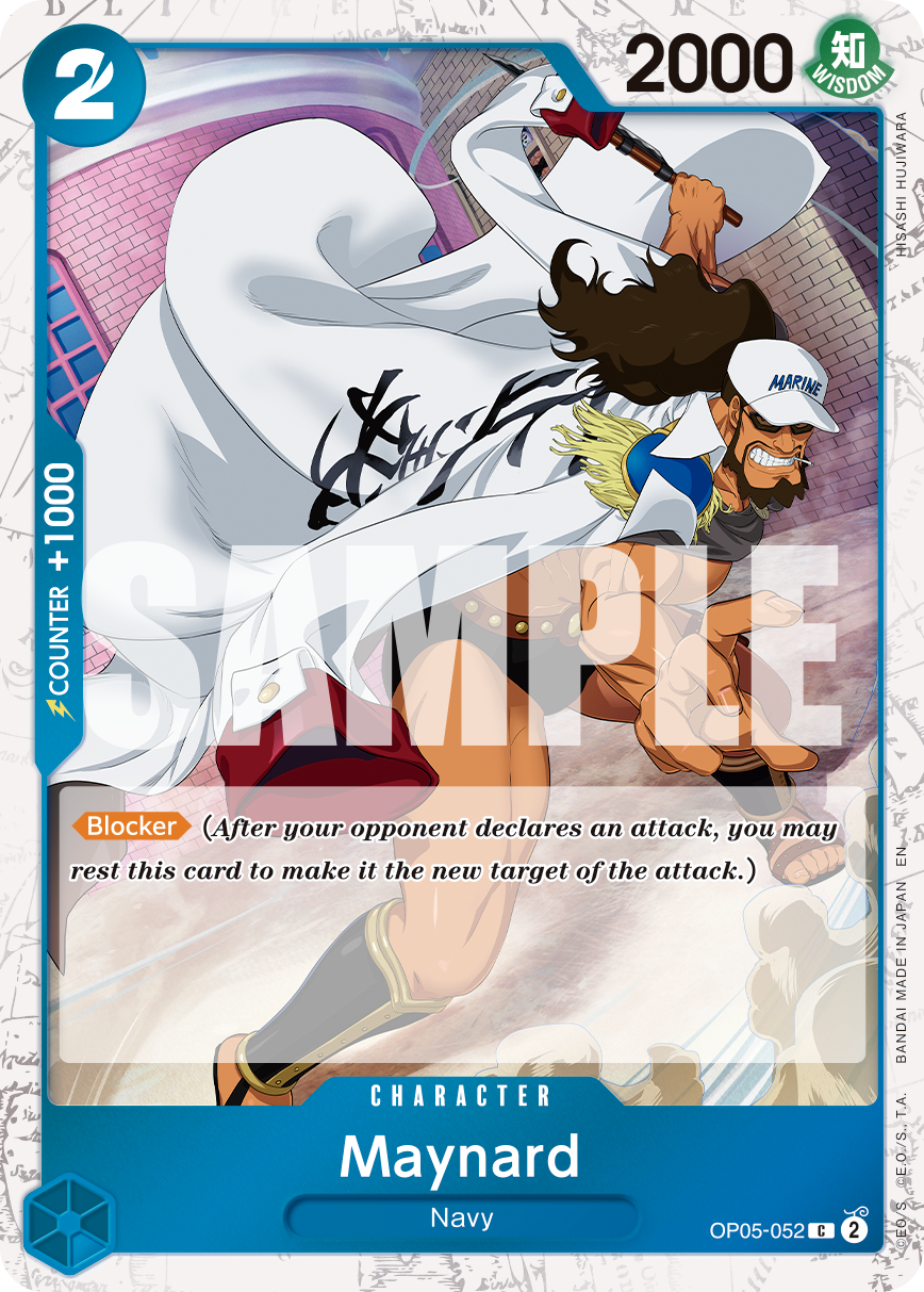 Maynard (Pirate Foil) OP05-052_p1 One Piece TCG