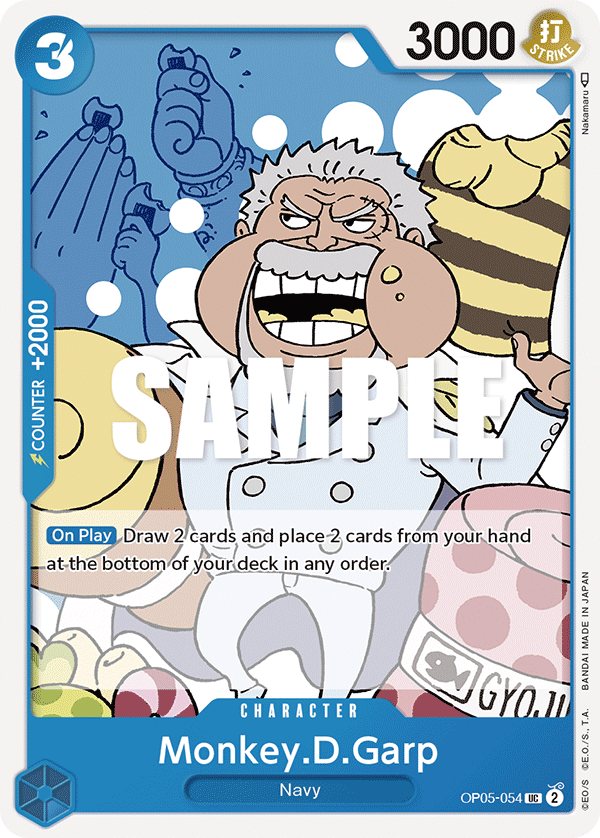 Monkey.D.Garp OP05-054 One Piece TCG