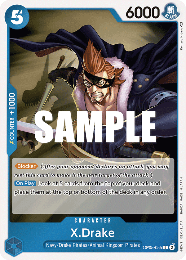 X.Drake OP05-055 One Piece TCG