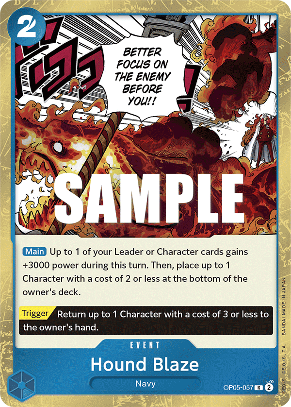 Hound Blaze OP05-057 One Piece TCG