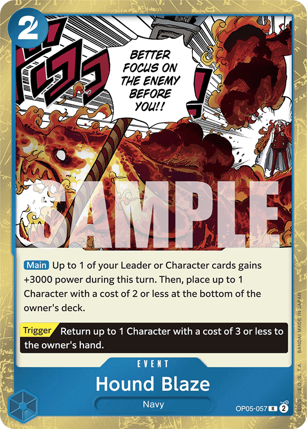 Hound Blaze (Jolly Roger Foil) OP05-057_p2 One Piece TCG