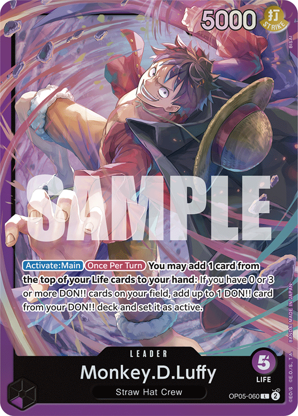 Monkey.D.Luffy (OP05-060) OP05-060_p3 One Piece TCG